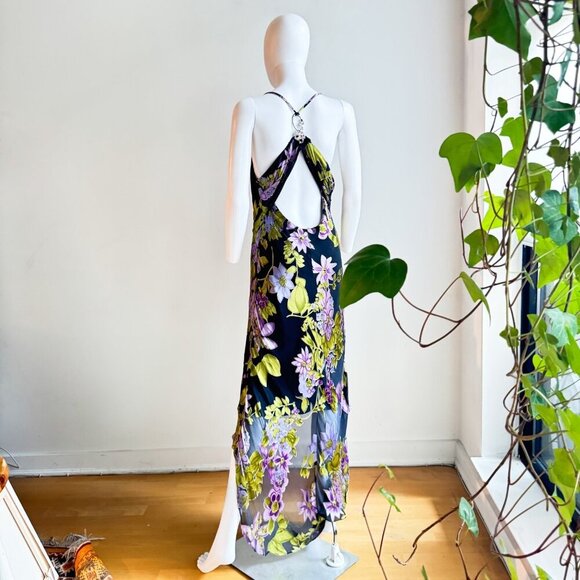 Joseph Ribkoff Bias Cut Floral Slip Dress S/M - Picture 10 of 12